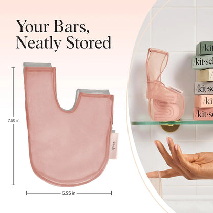 Kitsch Soap Saver Bag – Patented Mesh Bag Soap Holder with Tag Identifier