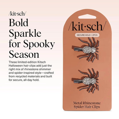 Kitsch Spiral Bobby Pins - Hair Accessories For Women - Brown, 3pcs