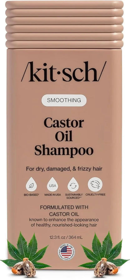 Kitsch Argan Oil Shampoo for Hair Growth – Hydrating Hair Care – 12.3 oz