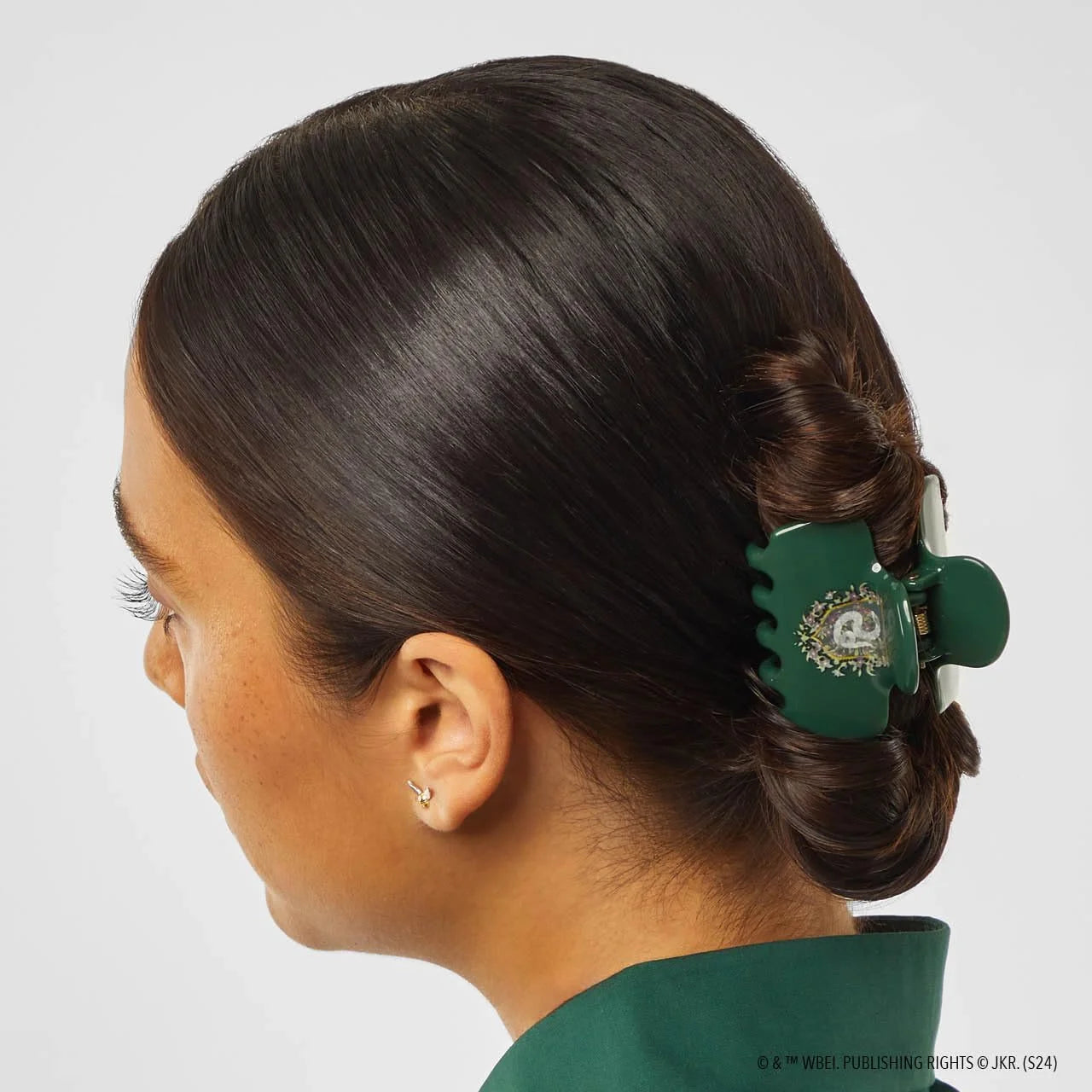 Kitsch Plastic Puffy Claw Clip - Hair Accessories For Women- Chocolate, 1pc