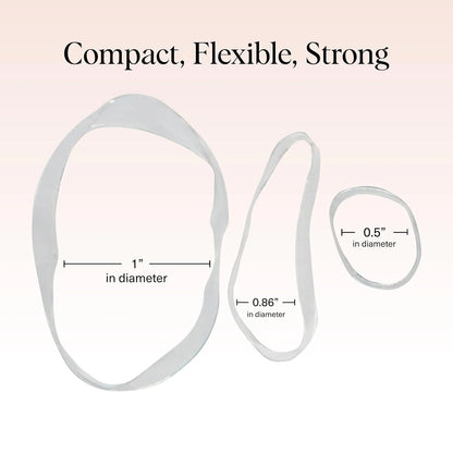 Kitsch Hair Ties No Damage for Kids, Teens and Women - Black, 500pcs