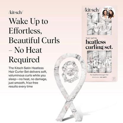 Kitsch Velvet Heatless Curls Overnight Set - Eucalyptus
