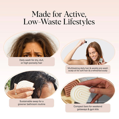 Kitsch Rosemary & Biotin Shampoo and Conditioner Set for Hair Growth