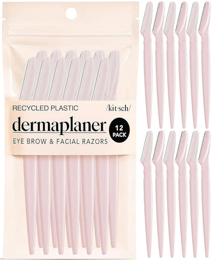 Kitsch Dermaplane Razor for Women Face – Terracotta, 6 pcs