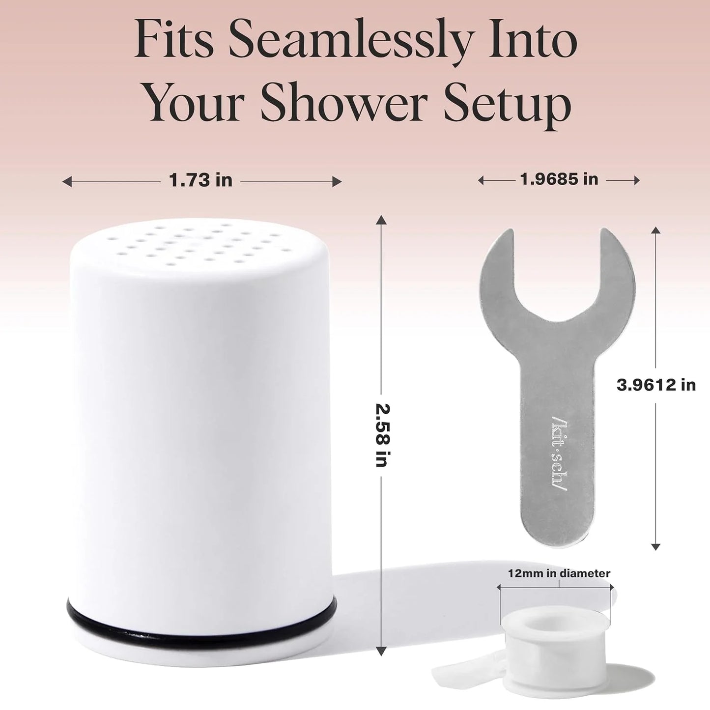 Kitsch Shower Filter Replacement Cartridge - 1 pc