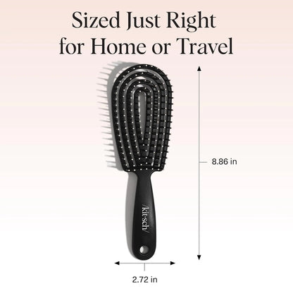 Kitsch Flexi Flow Detangler Brush, Hair Brushes For Women - Soft Violet