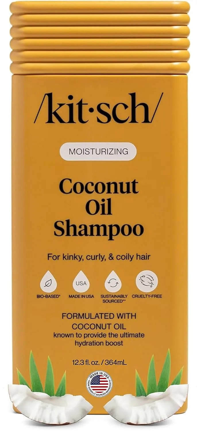 Kitsch Argan Oil Shampoo for Hair Growth – Hydrating Hair Care – 12.3 oz