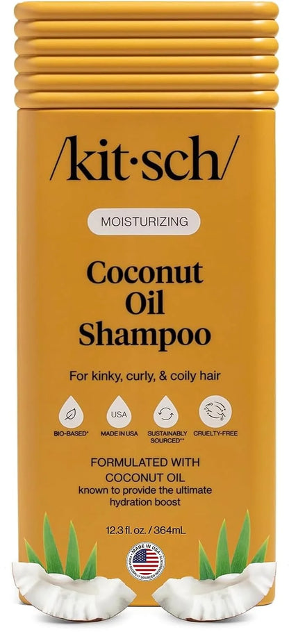Kitsch Argan Oil Shampoo for Hair Growth – Hydrating Hair Care – 12.3 oz