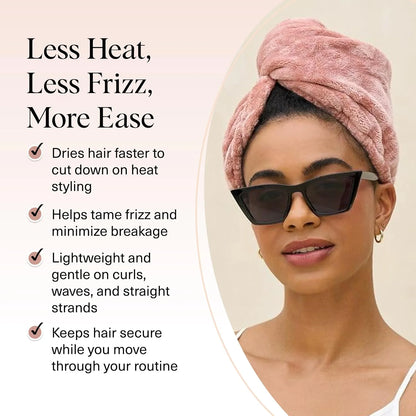 Kitsch XL Microfiber Hair Towel Wrap for Women