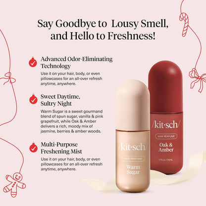 Kitsch Hair Perfume for Women – Hair Spray & Body Mist – Caramel Cream 50mL