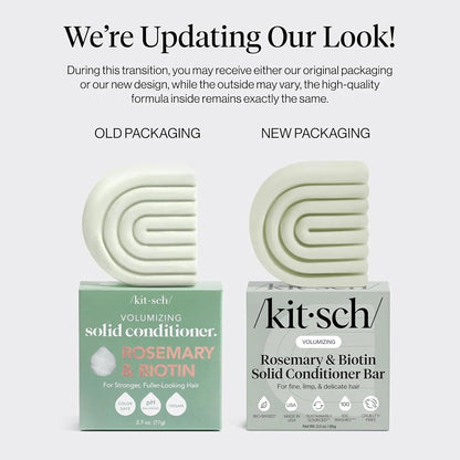 Kitsch Rosemary & Biotin Conditioner Bar Soap for Hair Growth - 3 oz