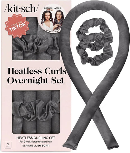 Kitsch Velvet Heatless Curls Overnight Set - Eucalyptus