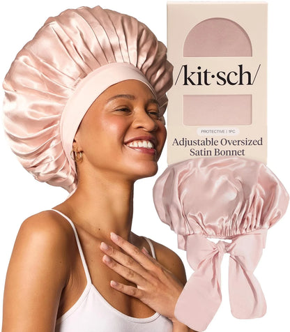 Kitsch XL Satin Bonnet for Sleeping - Aura