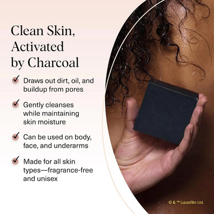 Kitsch Charcoal Soap Body Wash Bar for Cleansing – Made in USA, 4 oz