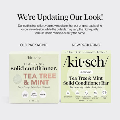 Kitsch Clarifying Tea Tree & Mint Conditioner Bar Soap - 3 oz