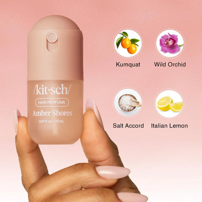 Kitsch Hair Perfume for Women – Hair Spray & Body Mist – Amber Shores, 20mL