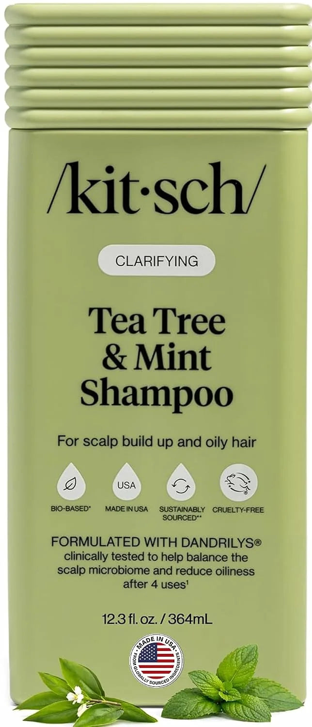 Kitsch Argan Oil Shampoo for Hair Growth – Hydrating Hair Care – 12.3 oz