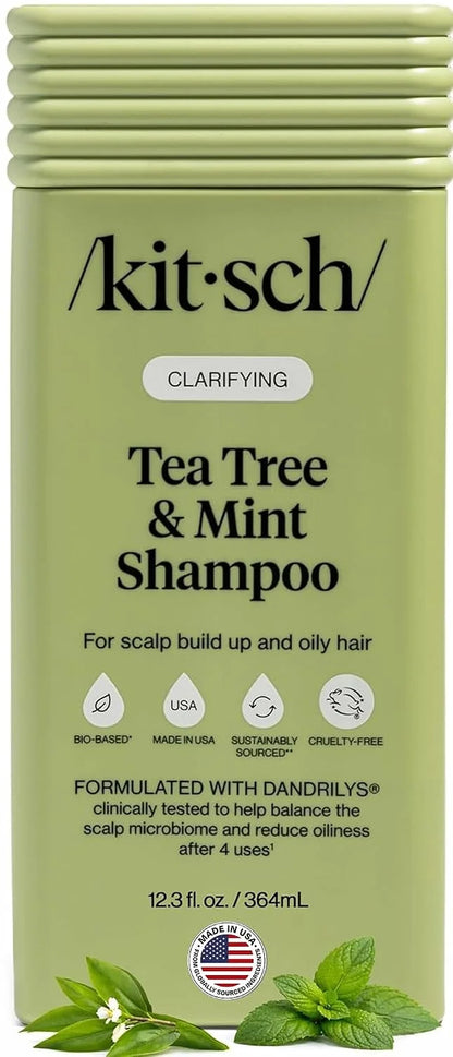 Kitsch Argan Oil Shampoo for Hair Growth – Hydrating Hair Care – 12.3 oz