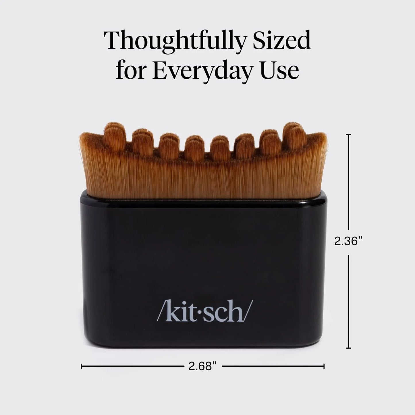Kitsch Lymphatic Contour Face Brush - Facial Massage Brushes - Terracotta