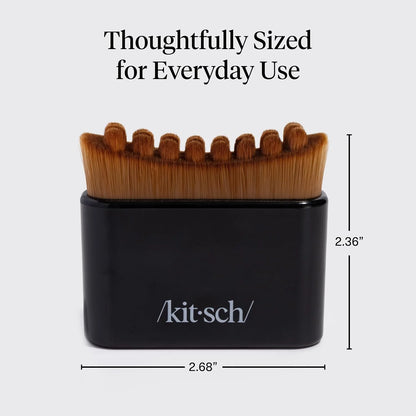 Kitsch Lymphatic Contour Face Brush - Facial Massage Brushes - Terracotta