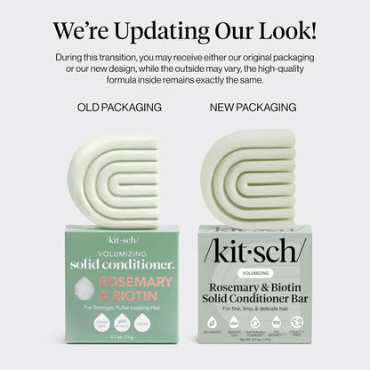 Kitsch Rosemary & Biotin Conditioner Bar Soap for Hair Growth - 3 oz