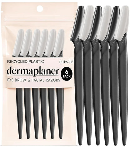 Kitsch Dermaplane Razor for Women Face – Terracotta, 6 pcs