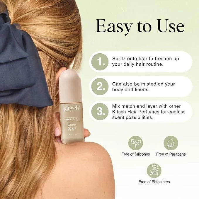 Kitsch Hair Perfume for Women – Hair Spray & Body Mist – Caramel Cream 50mL