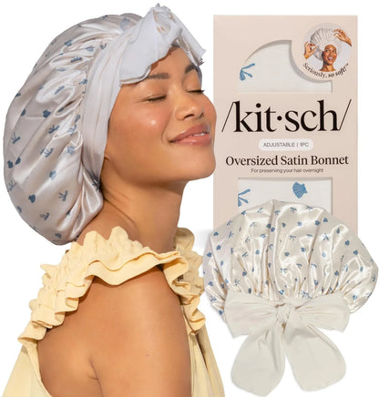 Kitsch XL Satin Bonnet for Sleeping - Aura