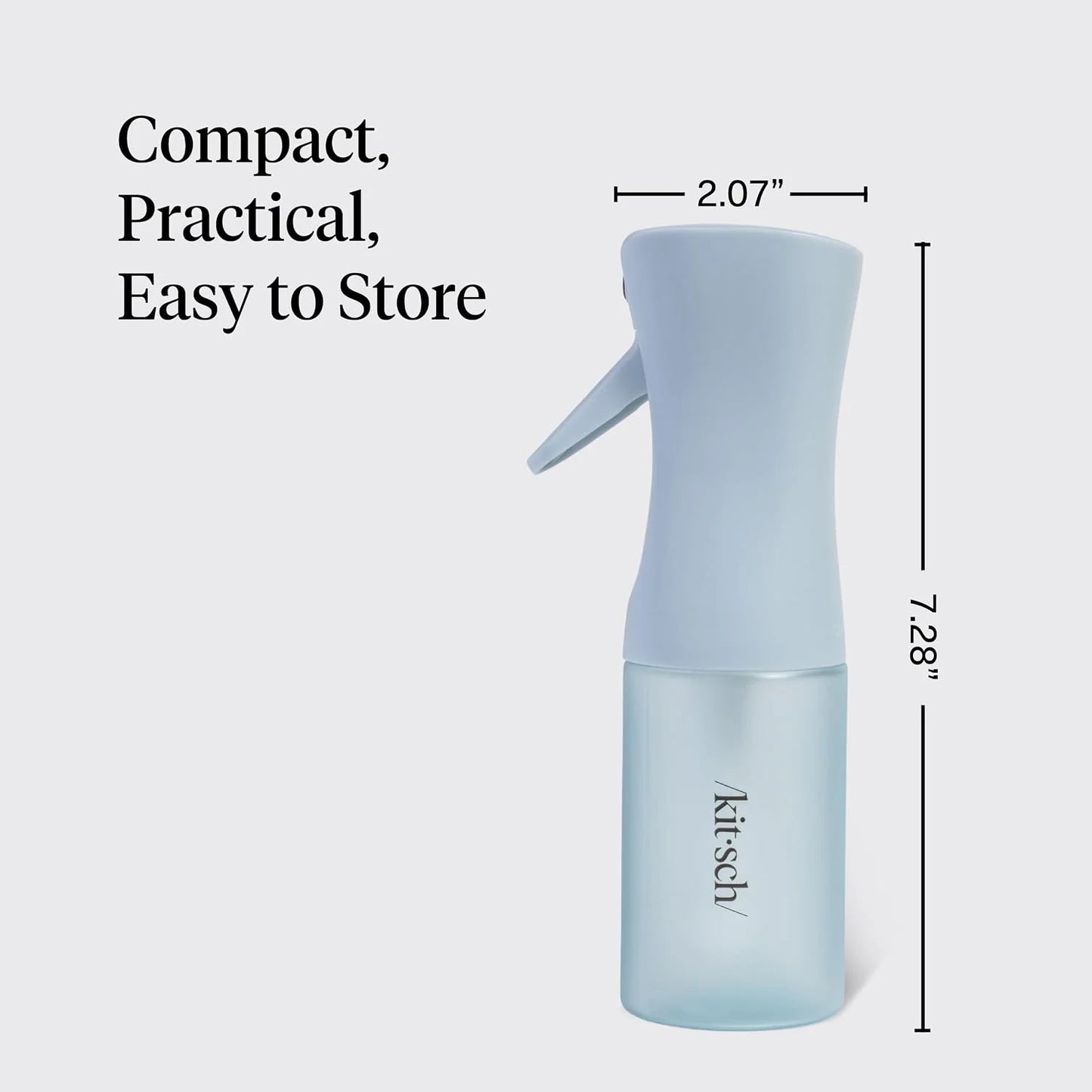 Kitsch Continuous Spray Bottle for Hair – Sheer Violet, 150ml