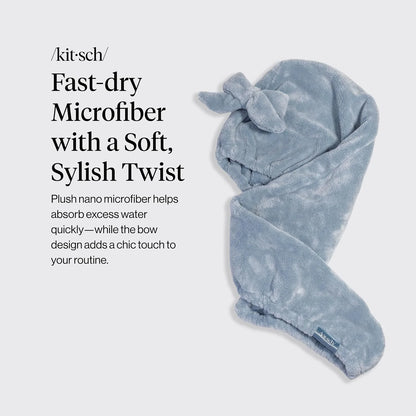 Kitsch XL Microfiber Hair Towel Wrap for Women