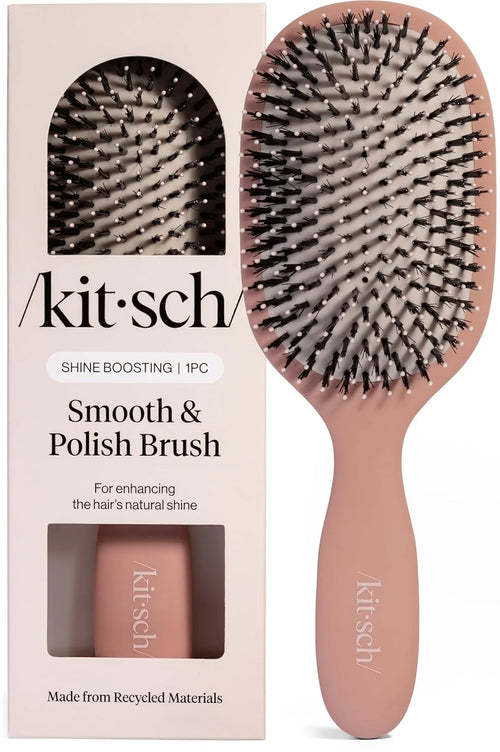 Kitsch Smooth & Polish Hair Brushes For Women and Men - Terracotta