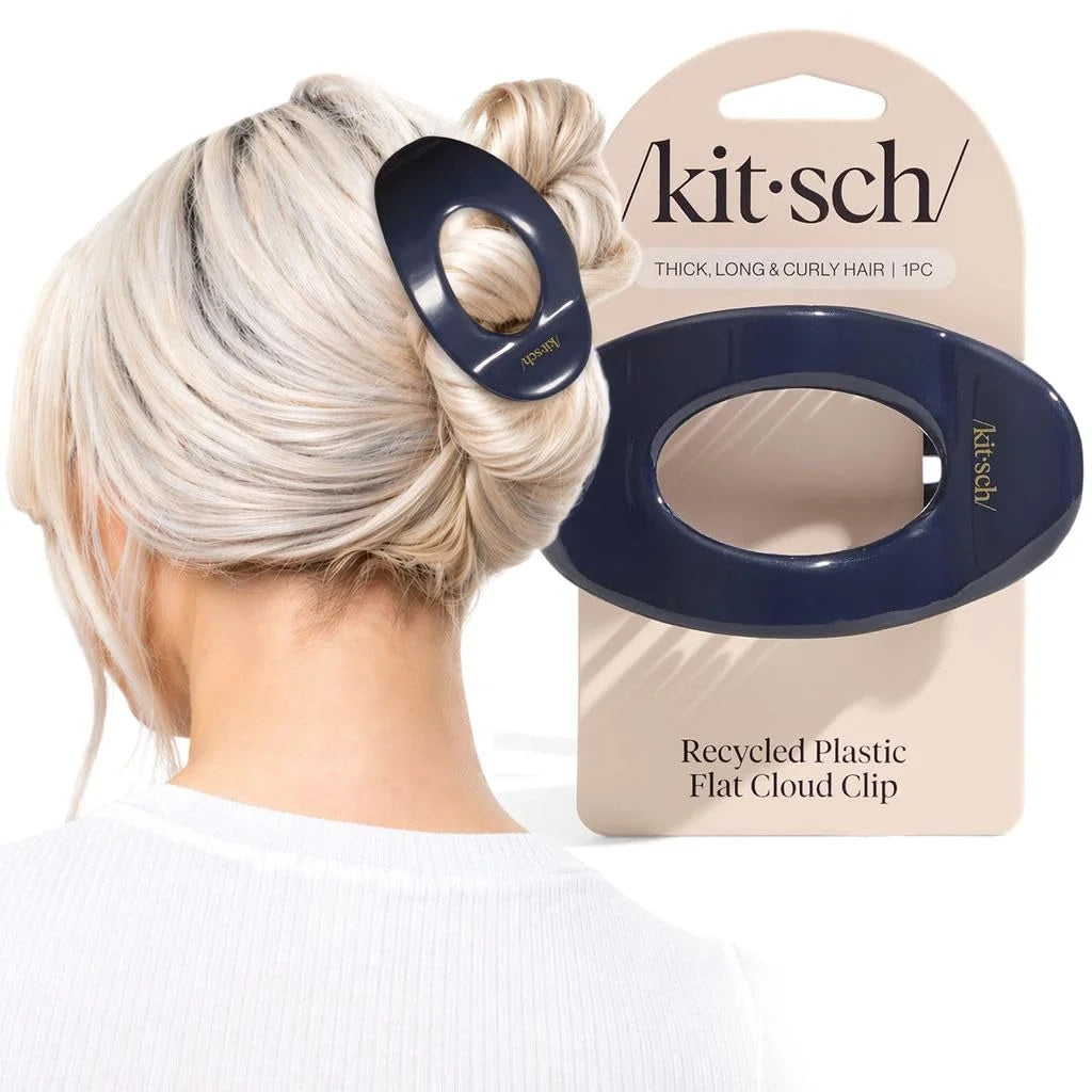 Kitsch Small Flat Claw Clip for Women - Sage Leaf, 1pc