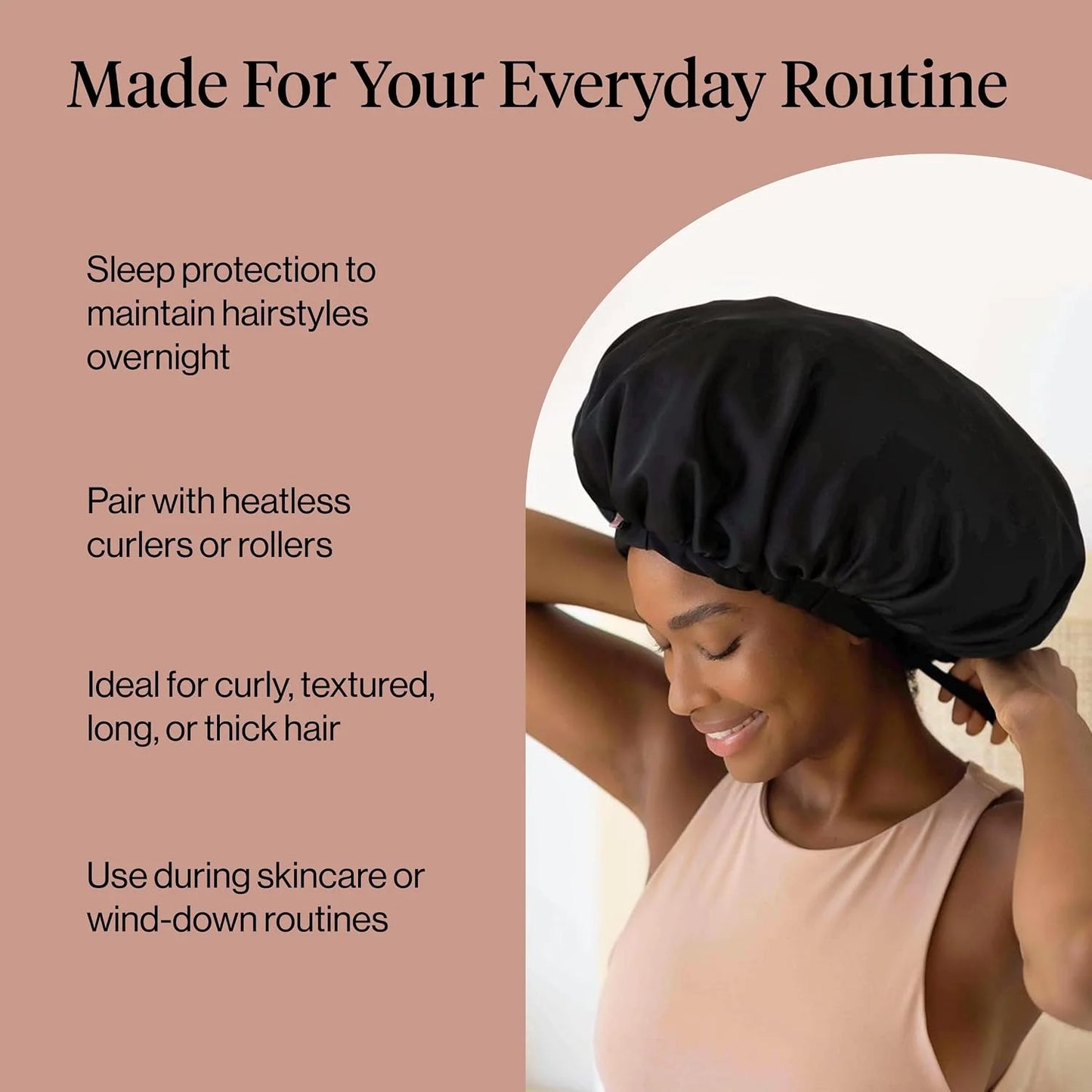 Kitsch XL Satin Bonnet for Sleeping - Aura