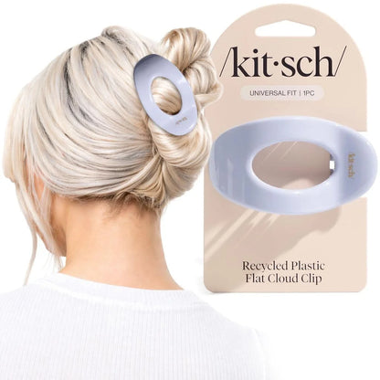 Kitsch Small Flat Claw Clip for Women - Sage Leaf, 1pc