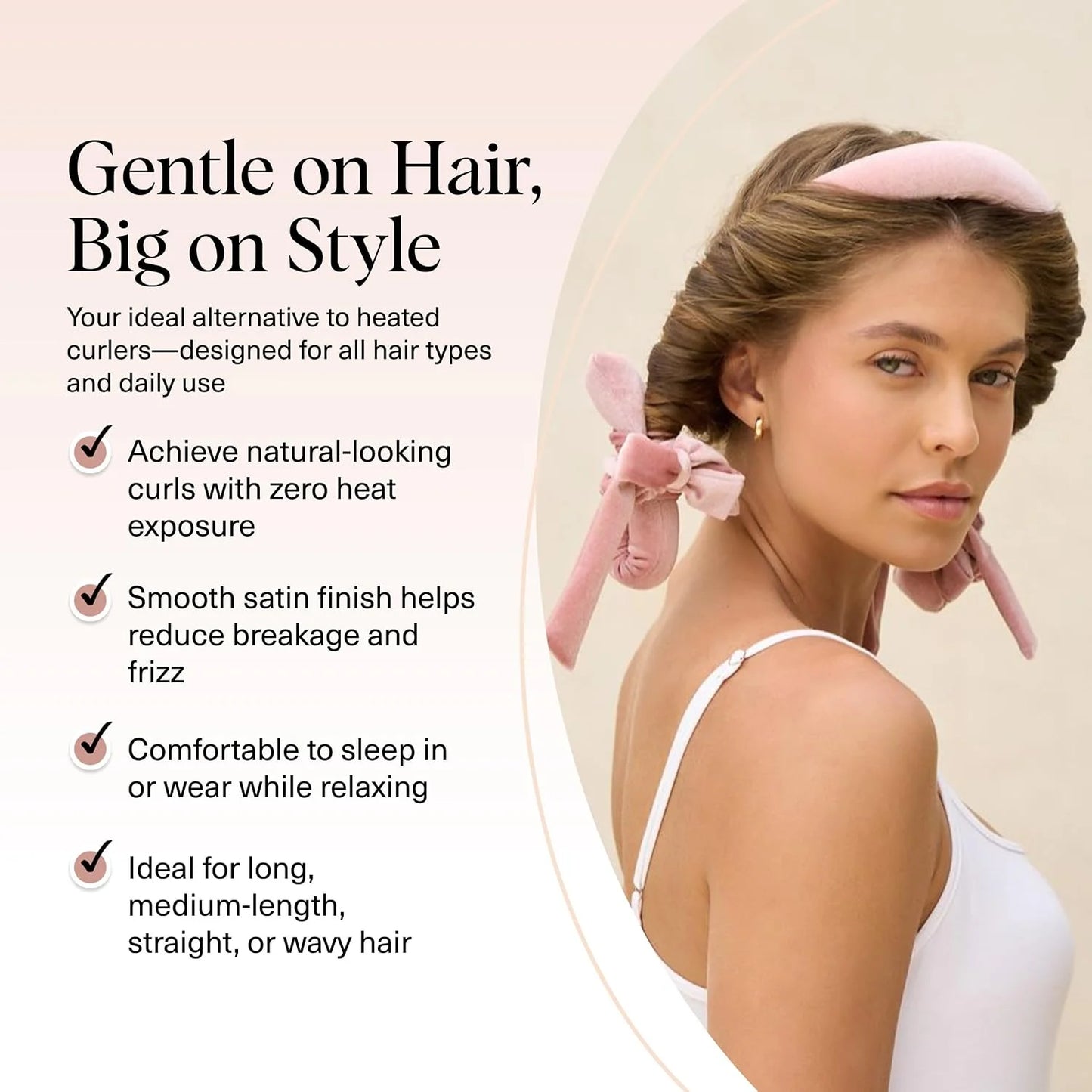 Kitsch Velvet Heatless Curls Overnight Set - Eucalyptus