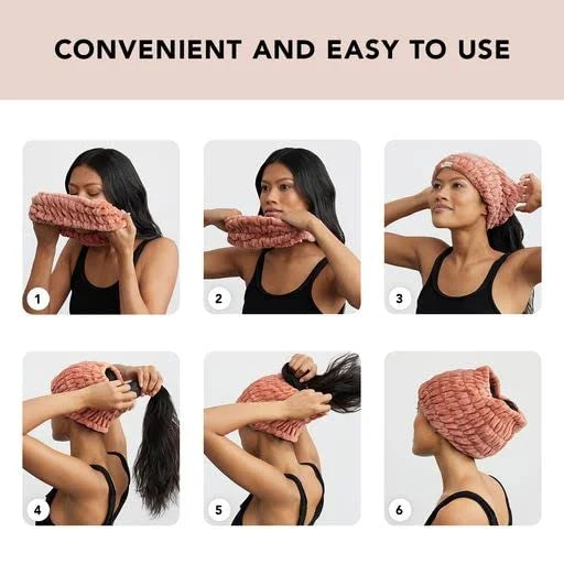 Kitsch Spa Headband for Women - Face Wash Headband Misty Blue, 1pc