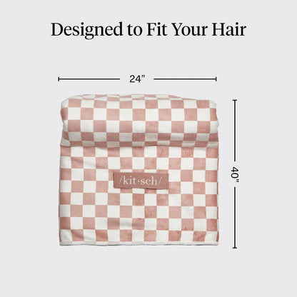 Kitsch XL Microfiber Hair Towel Wrap for Women