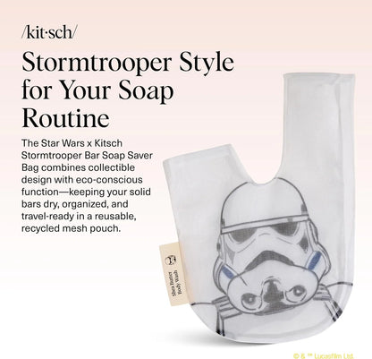 Kitsch x Star Wars Stormtrooper Soap Saver Bag – Mesh Bag Soap Holder