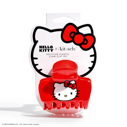 Kitsch Plastic Puffy Claw Clip - Hair Accessories For Women- Chocolate, 1pc