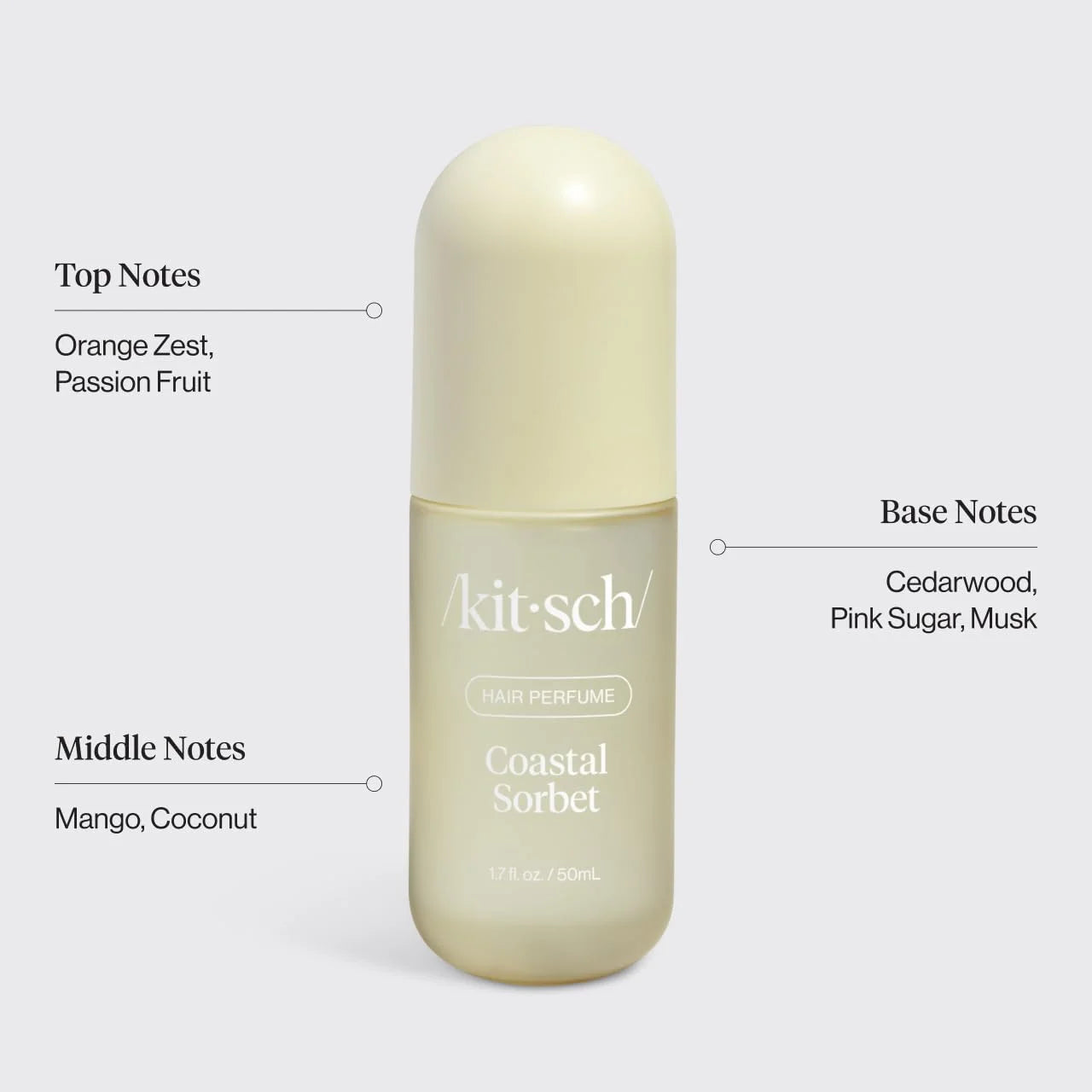 Kitsch Hair Perfume for Women – Hair Spray & Body Mist – Caramel Cream 50mL