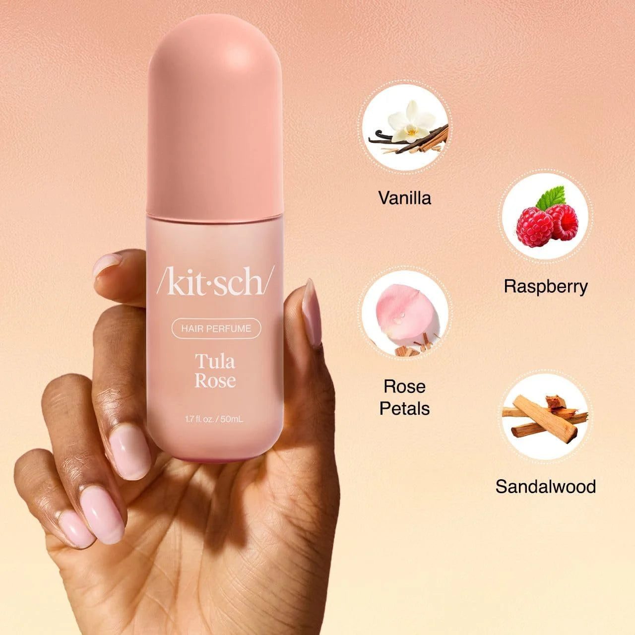 Kitsch Hair Perfume for Women – Hair Spray & Body Mist – Caramel Cream 50mL
