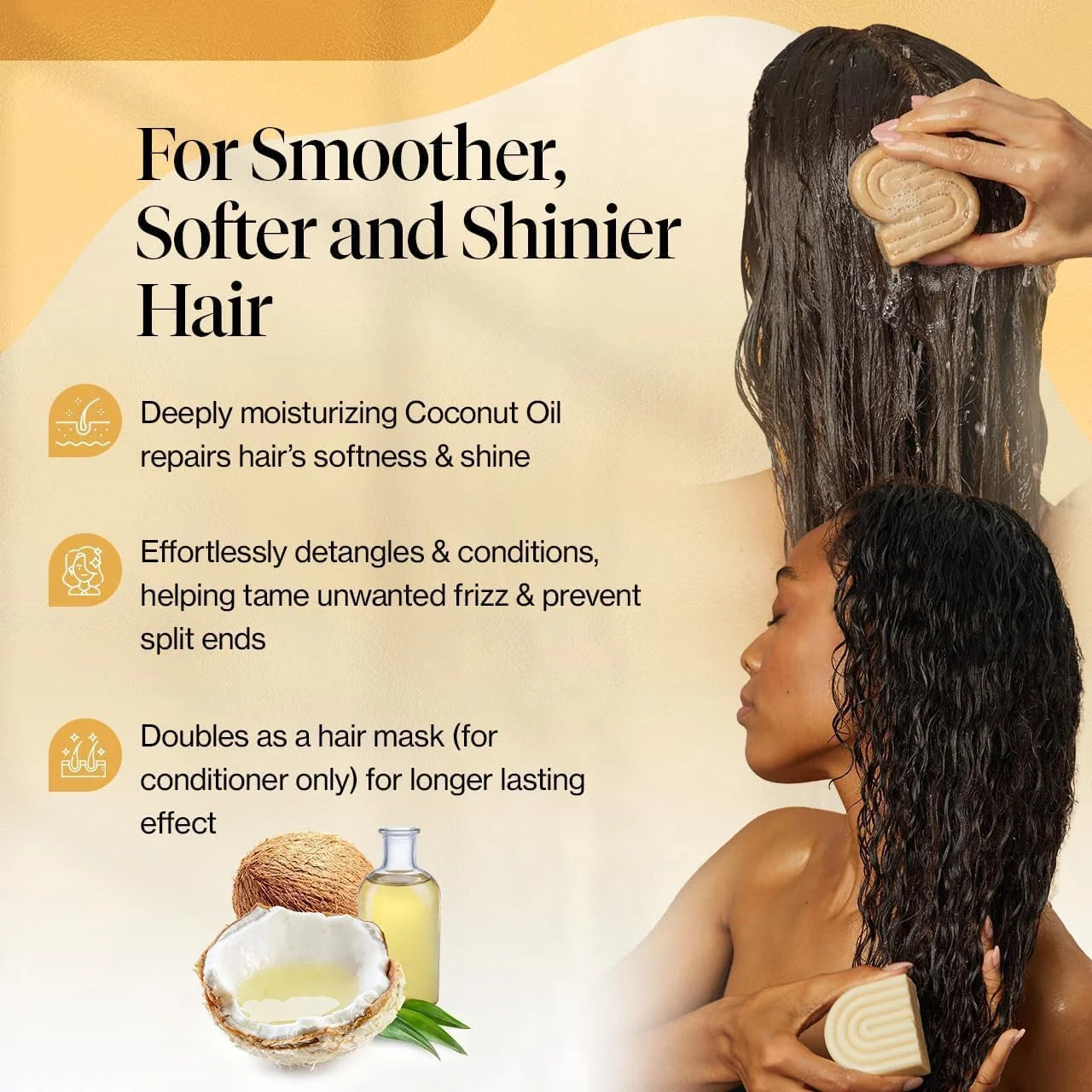 Kitsch Rosemary & Biotin Shampoo and Conditioner Set for Hair Growth