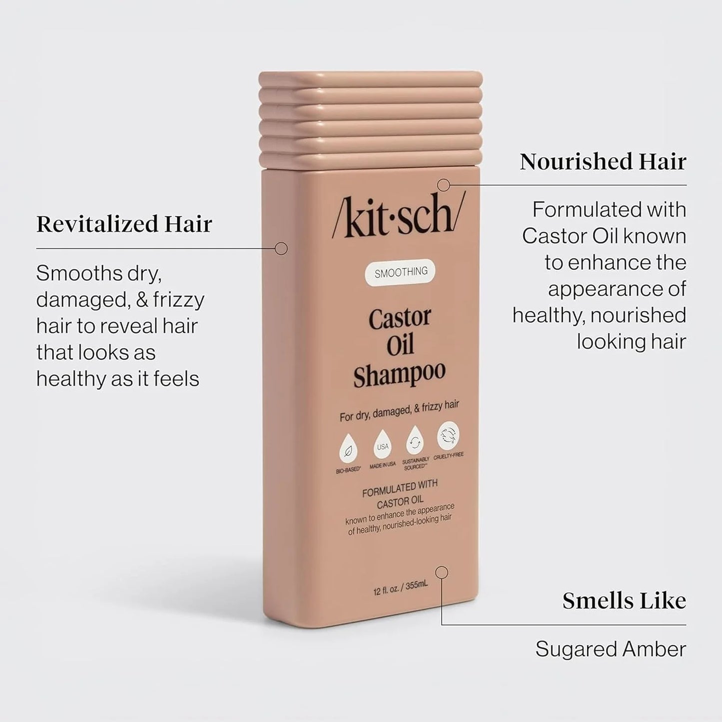 Kitsch Rice Water Shampoo and Conditioner Set for Hair Growth – Made in USA