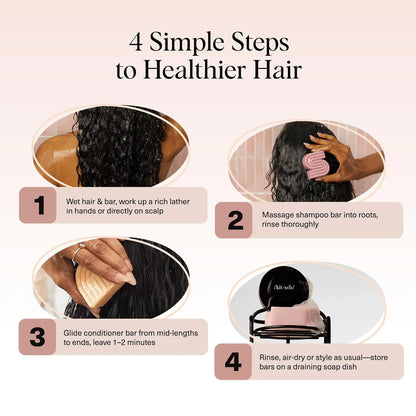 Kitsch Rosemary & Biotin Shampoo and Conditioner Set for Hair Growth