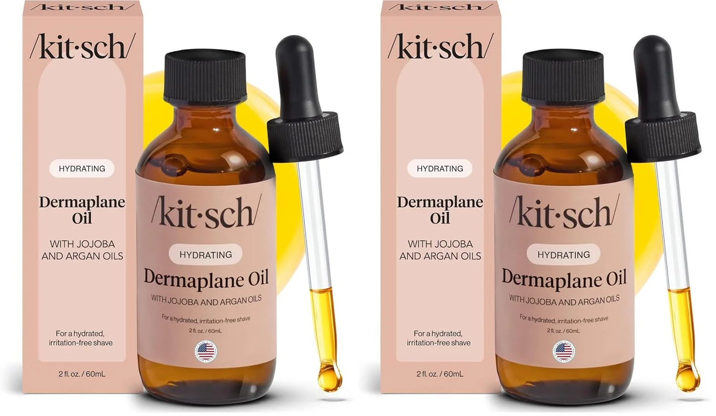 Kitsch Dermaplane Face Oil with Jojoba Oil & Argan Oil - 2oz