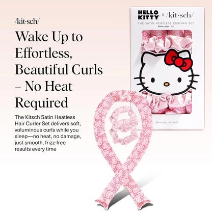 Kitsch Velvet Heatless Curls Overnight Set - Eucalyptus