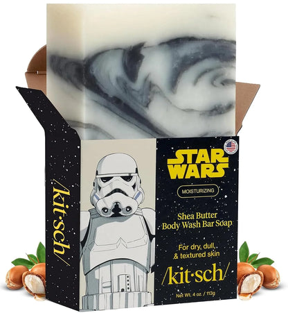 Kitsch Charcoal Soap Body Wash Bar for Cleansing – Made in USA, 4 oz