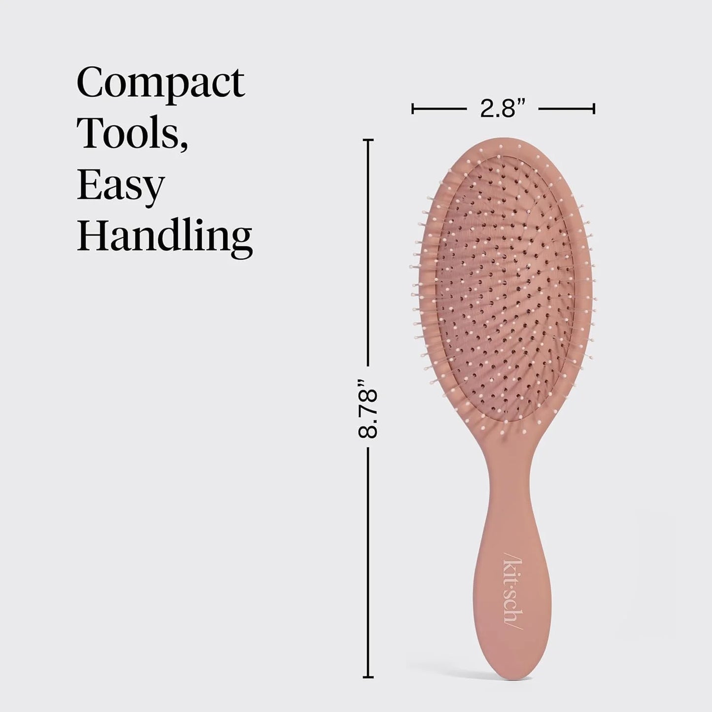 Kitsch Wet Dry Brush Detangler – Hair Brush for Women - Terracotta
