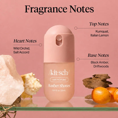 Kitsch Hair Perfume for Women – Hair Spray & Body Mist – Amber Shores, 20mL