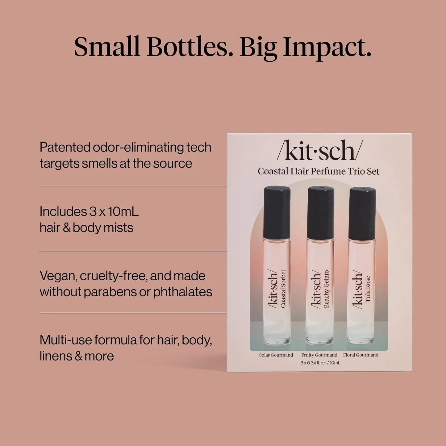 Kitsch Hair Perfume for Women – Hair Spray & Body Mist – Caramel Cream 50mL